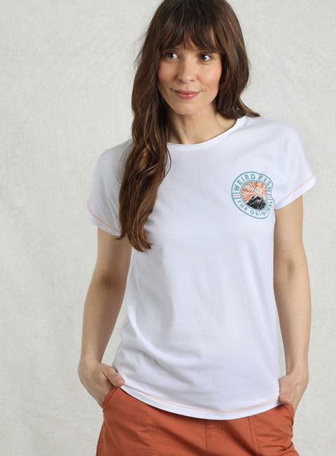 Sunset Summit Back Print Graphic T-Shirt