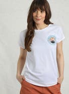 Weird Fish Sunset Summit Back Print Graphic T-Shirt