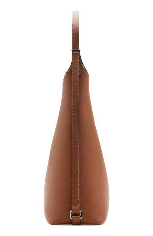 Mango Shopper Bag With Buckle In Brown