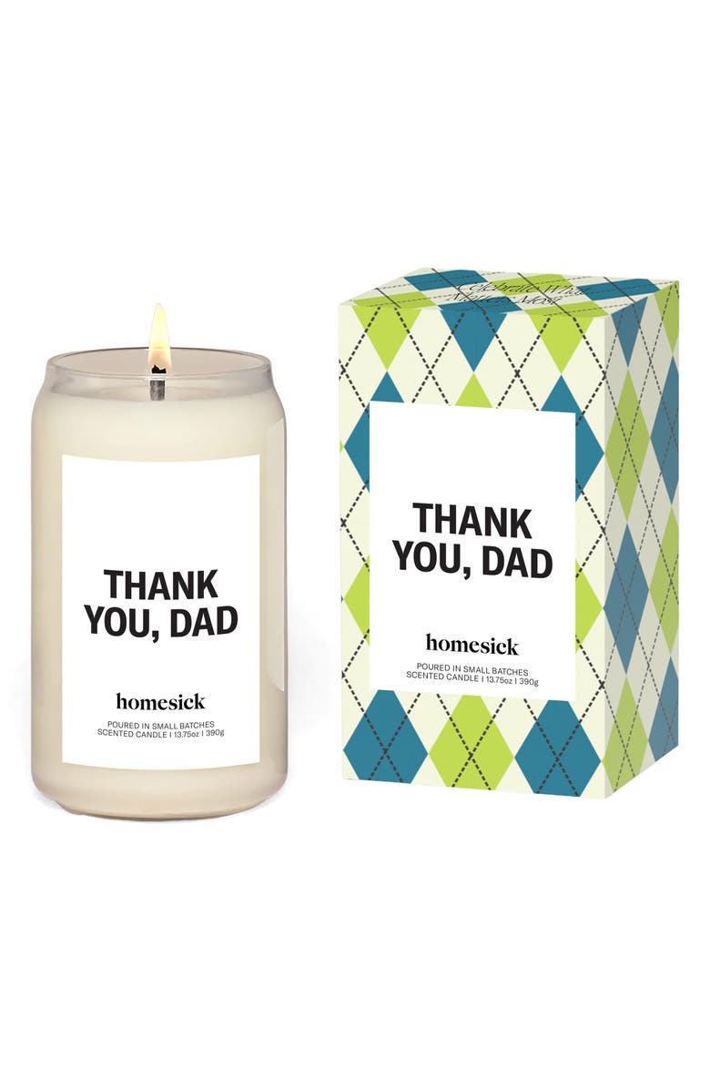 homesick Thank You, Dad Candle, Main, color, Natural