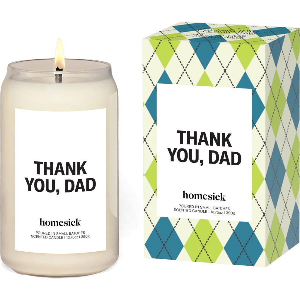 homesick Thank You, Dad Candle in Natural  product