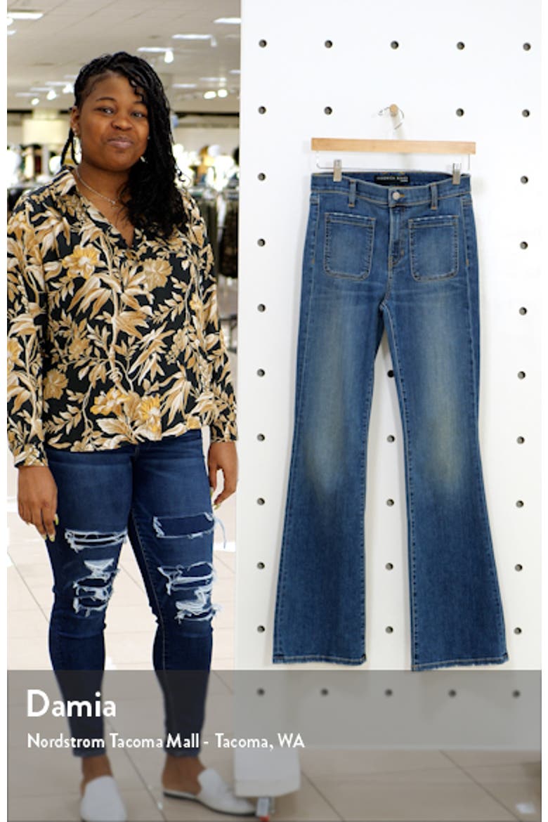 Florence High Waist Flare Hem Jeans video