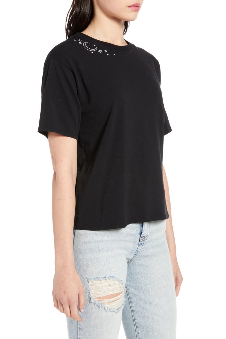 x Claudia Sulewski Relaxed Graphic Tee, Alternate, color, BLACK STARLINE