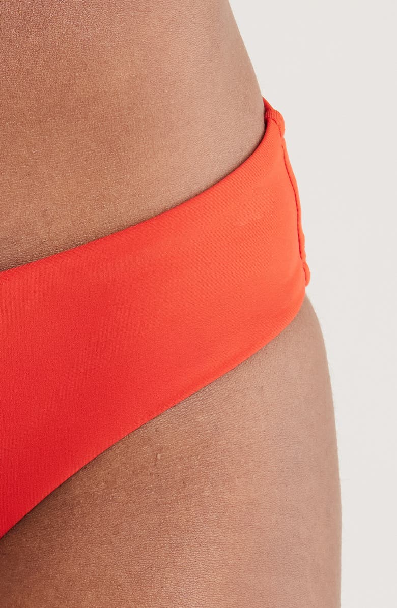 BONDI BORN Nadia Hipster Bikini Bottoms, Alternate, color, Rosso