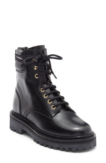 Isabel Marant Campa Lug Sole Boot In Black