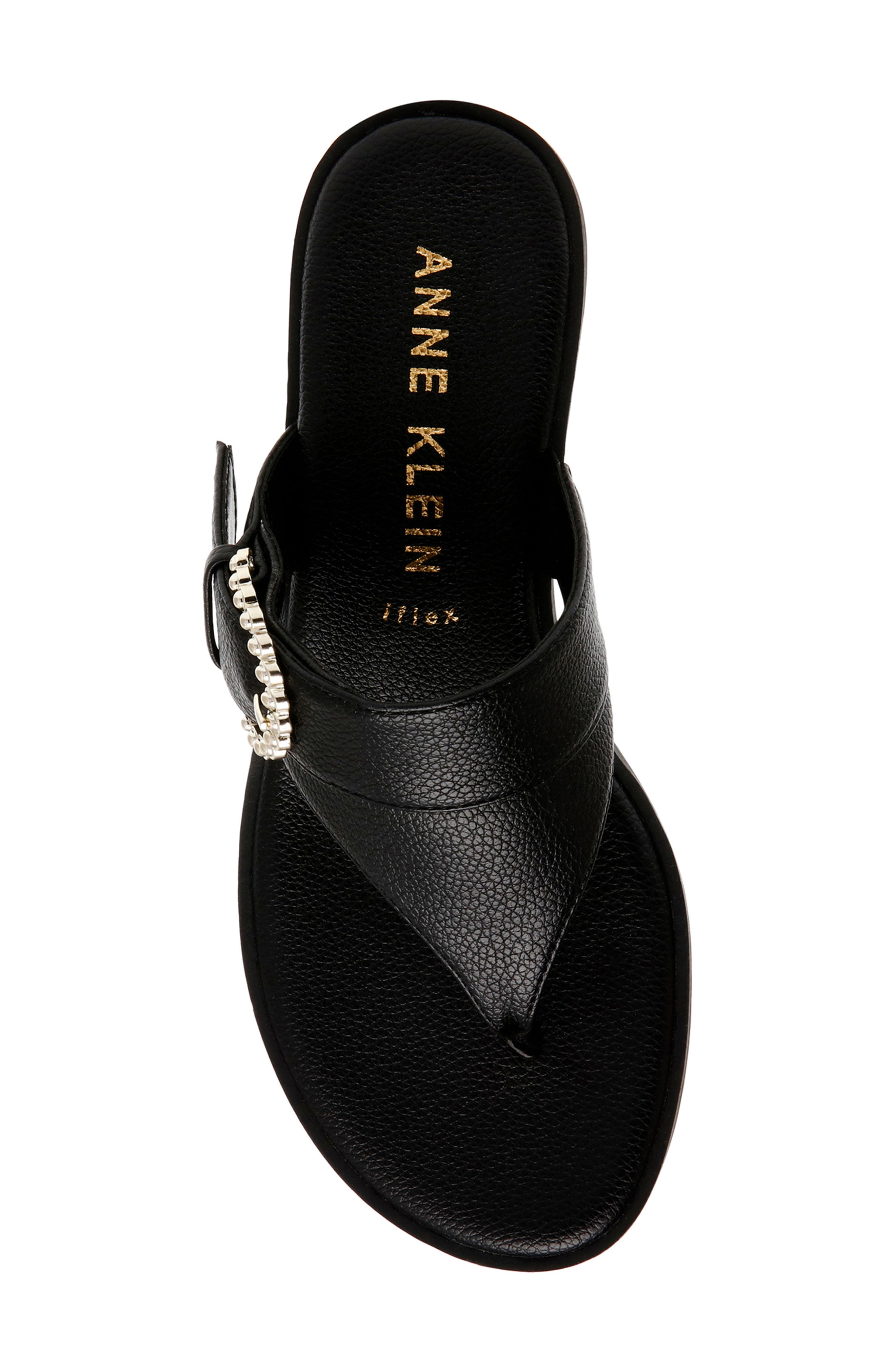 Anne Klein Thessy Sandal, Alternate, color, Black