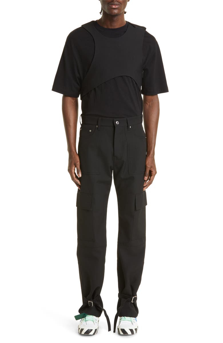 Off-White Skate Fit Exactly The Opposite Embroidered Graphic T-Shirt, Alternate, color,