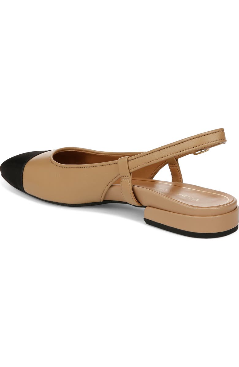 Vionic Petaluma Slingback Flat, Alternate, color, Camel Leather