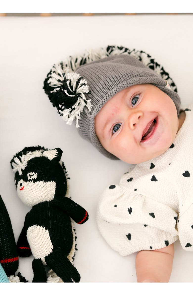 reD & oLive Baby Skunk Stuffed Animal, Alternate, color, Black