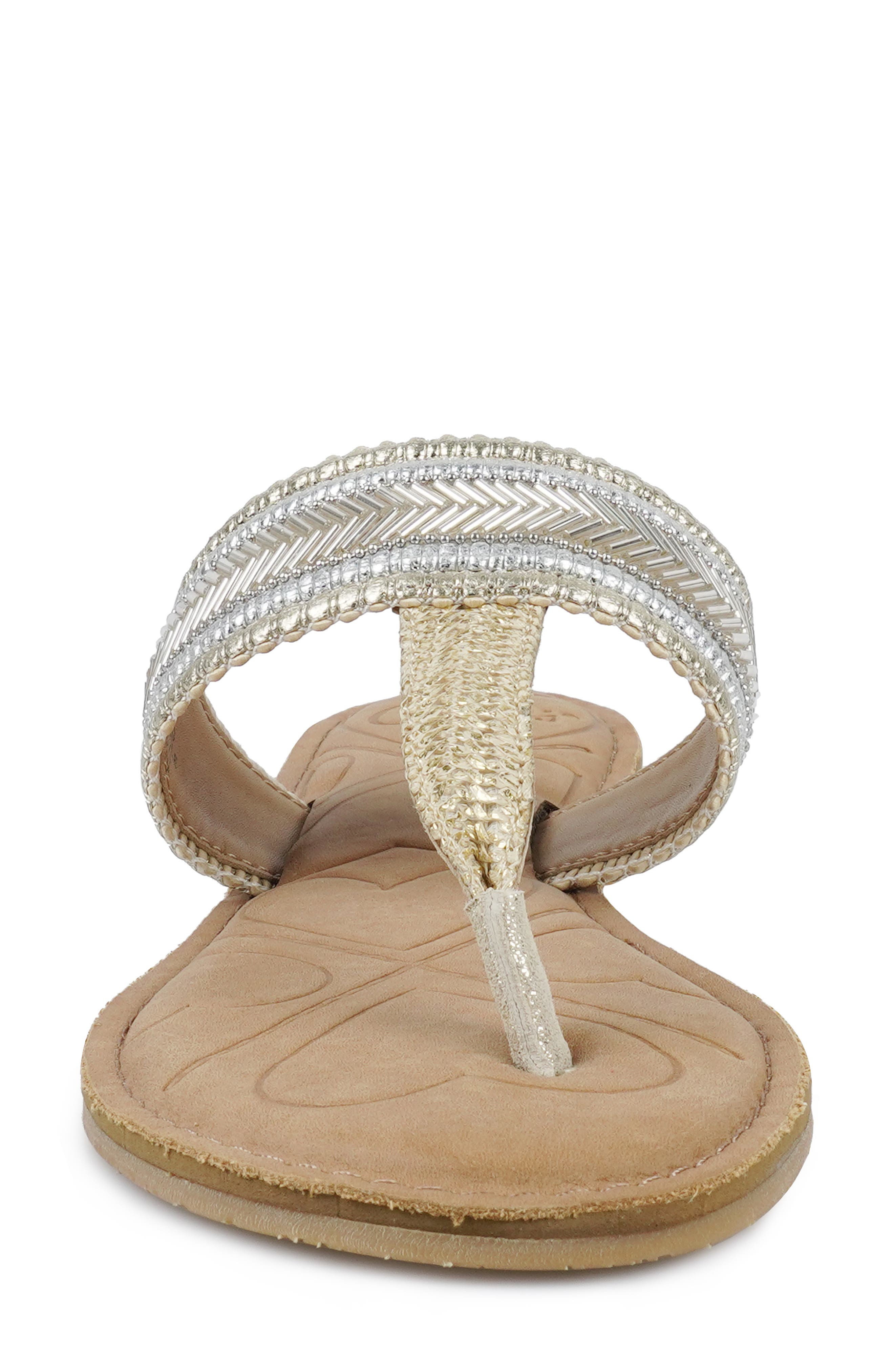 Trystan Sandal, Alternate, color, CLEAR FABRIC