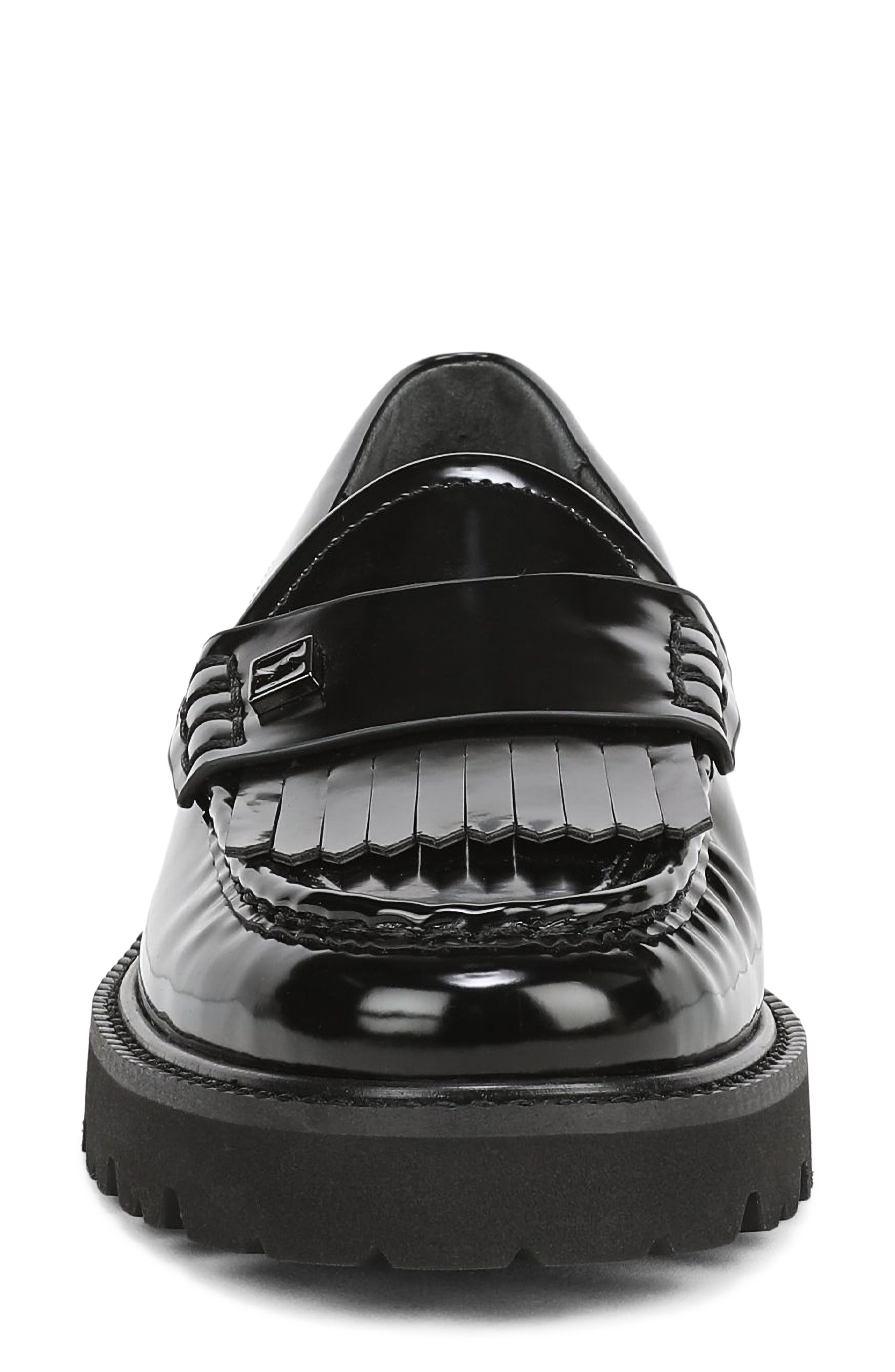 Franco Sarto Simone Kiltie Loafer, Alternate, color, Black