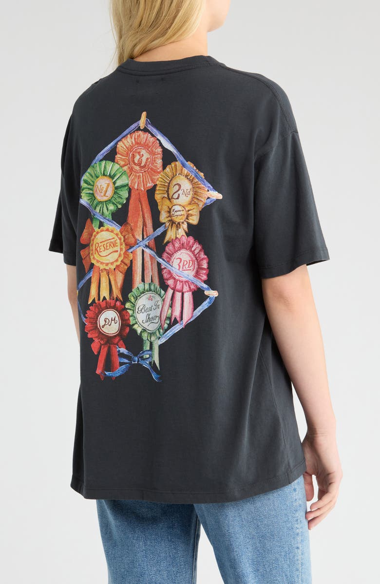 Damson Madder Best in Show Organic Cotton T-Shirt, Alternate, color, Charcoal