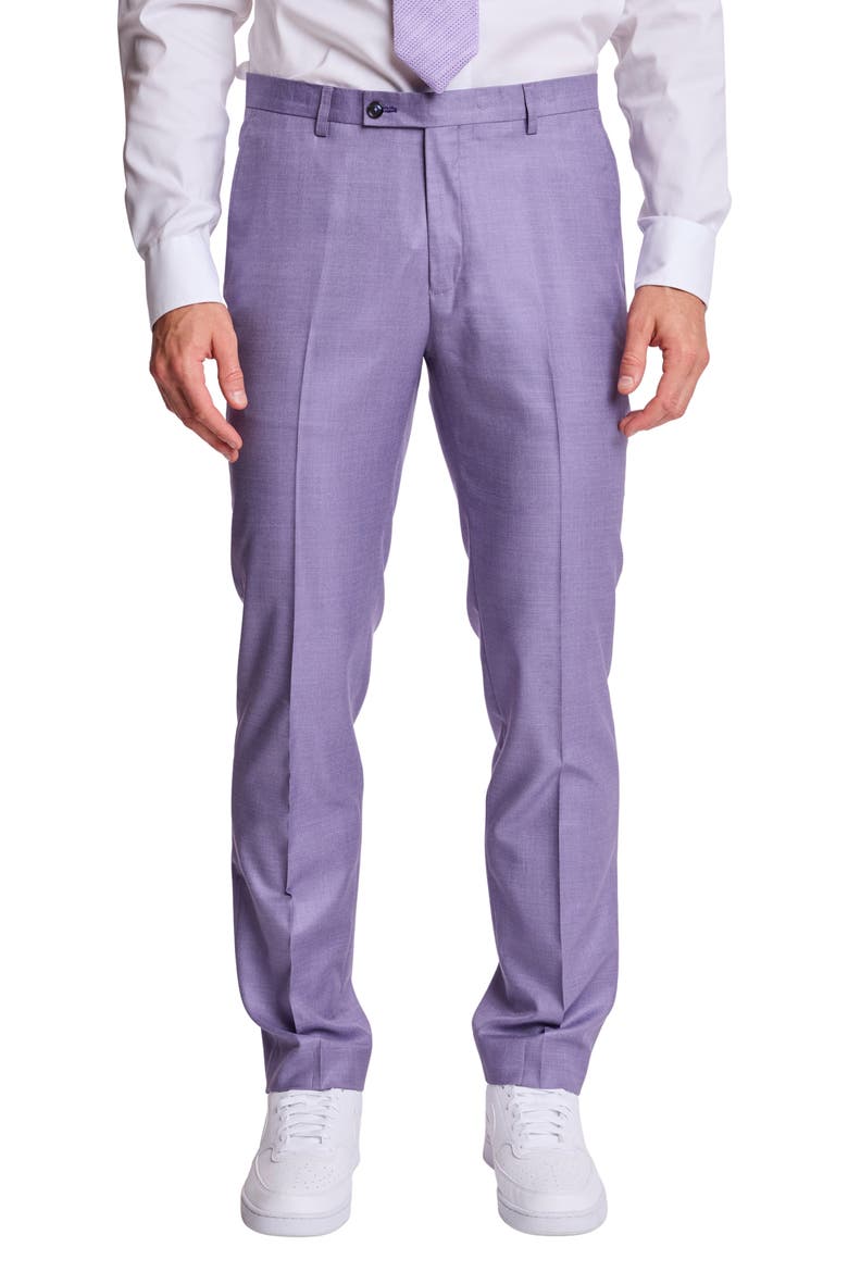 Downing Slim Fit Pants, Main, color, LAVENDAR SHARK