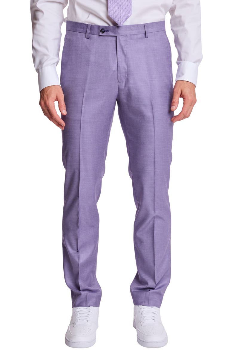 PAISLEY & GRAY Downing Slim Fit Pants, Main, color, Lavendar Shark
