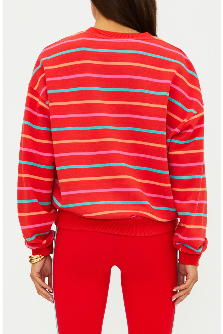 Devyn Oversize Sweatshirt, Alternate, color, STRAWBERRY