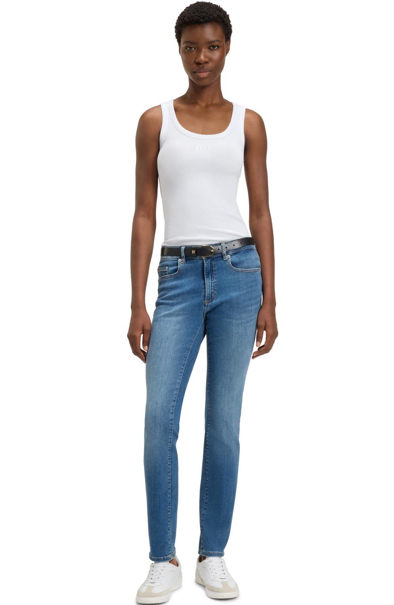 BOSS Orange Ematite Tank, Alternate, color, White