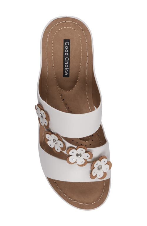 Gc Shoes Halia Wedge Sandal In White