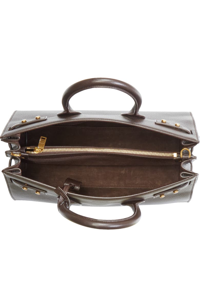 Saint Laurent Small Sac de Jour Leather Top Handle Bag, Alternate, color, Arabica