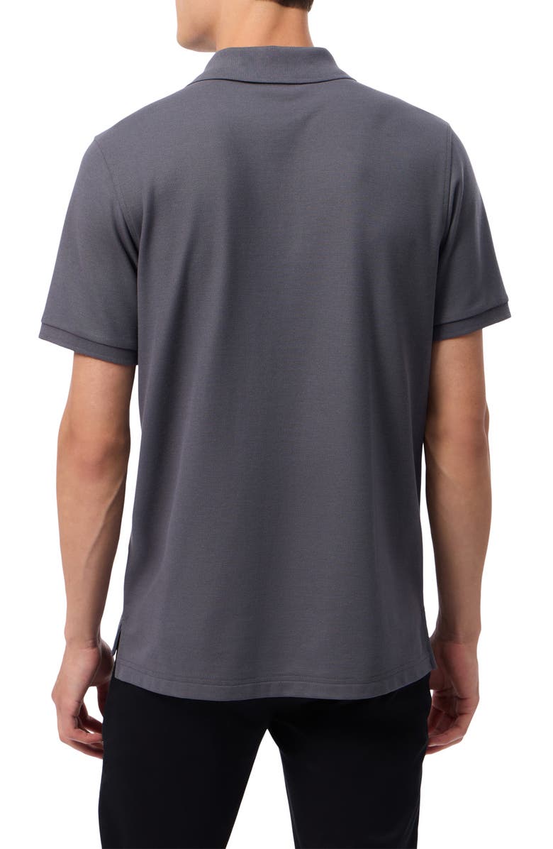 Psycho Bunny Tempest Classic Piqué Polo, Alternate, color, Blackened Pearl