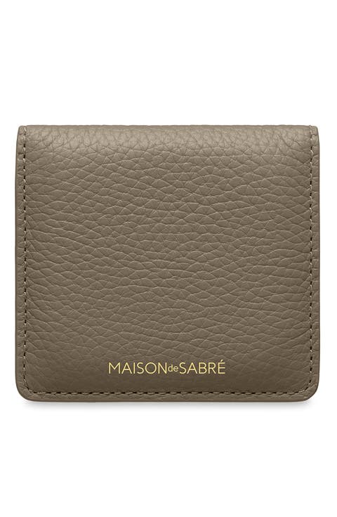 Leather Compact Mirror