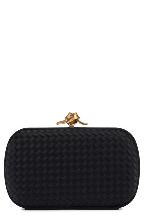 Knot Intreccio Satin Minaudière