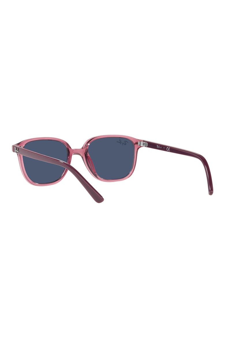 Kids' Junior Leonard 45mm Square Sunglasses, Alternate, color, TRANSPARENT PINK