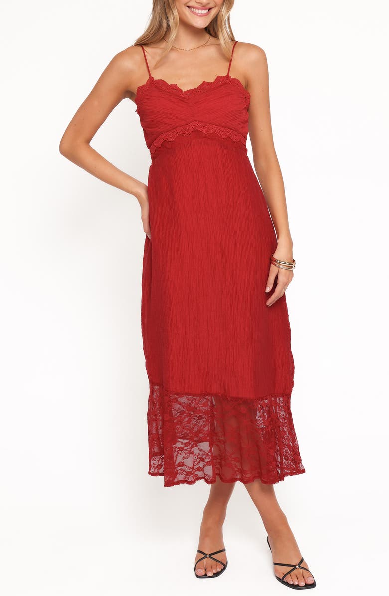 Petal & Pup Winnie Lace Sleeveless Maxi Dress, Main, color, 