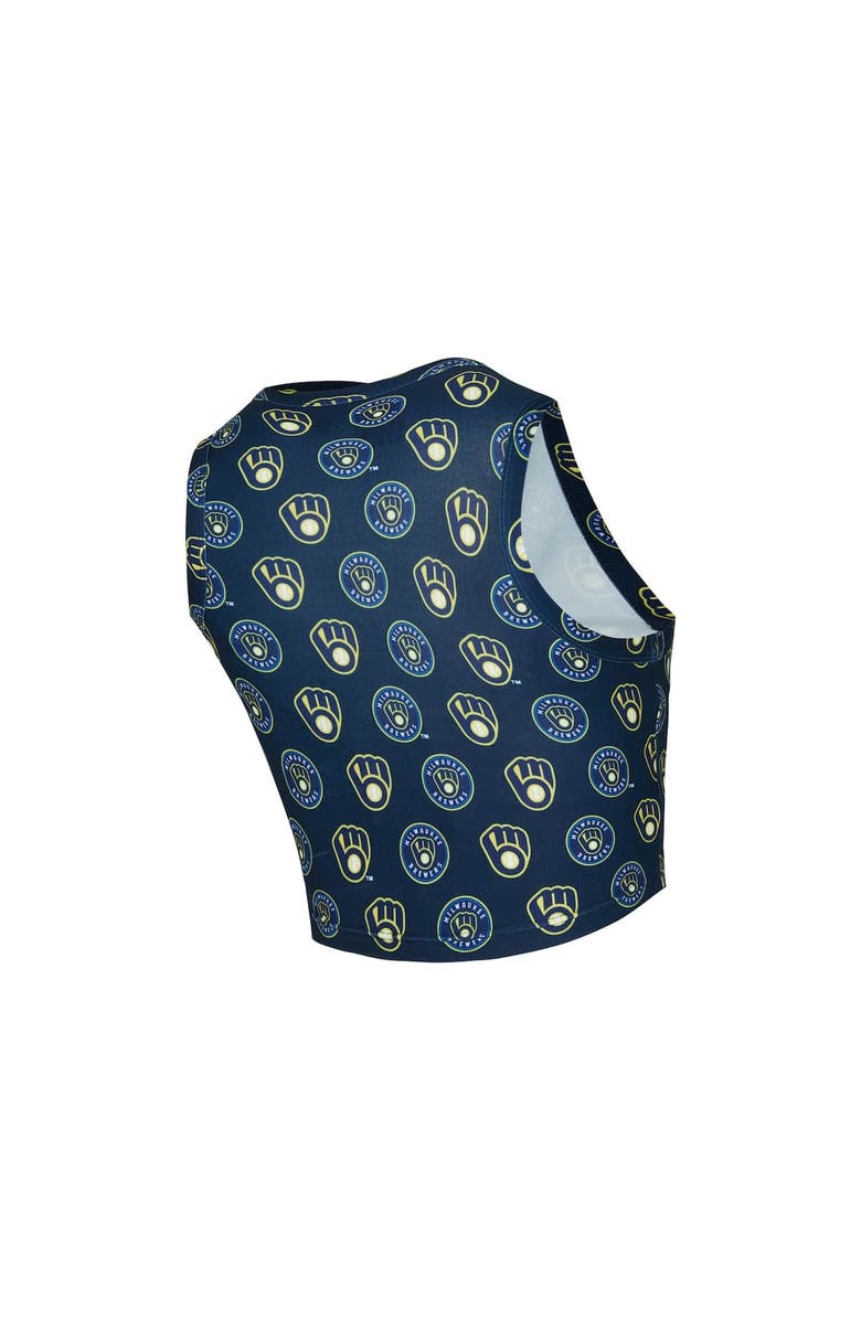 CONCEPTS SPORT Women's Concepts Sport Navy Milwaukee Brewers Knit Tank Top & Skort Set, Alternate, color, Navy