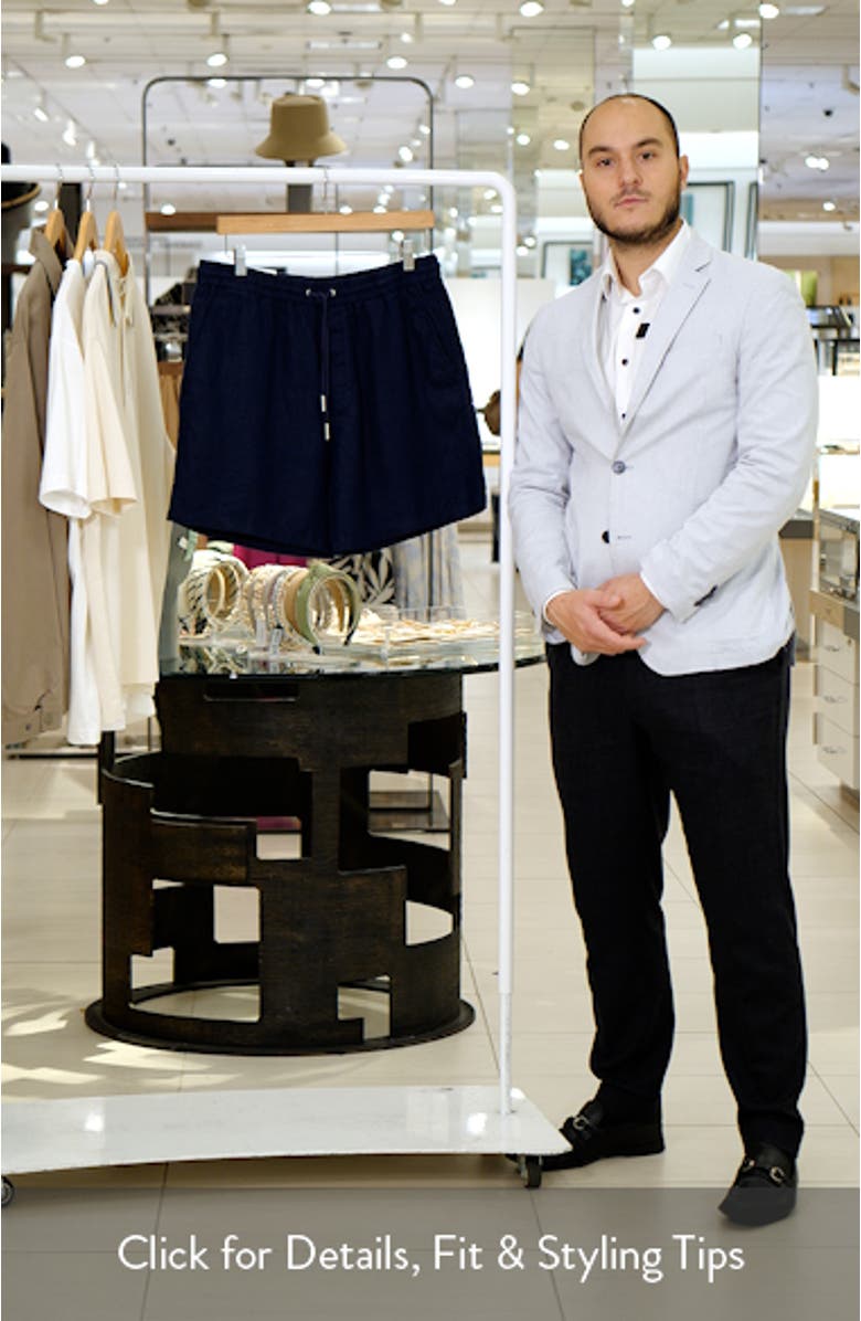 1454 Gregor Linen Drawstring Shorts, sales video thumbnail