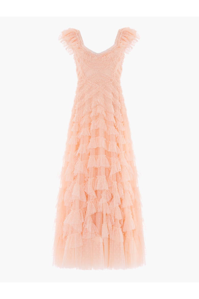 Lola Backless Ballerina Dress, Alternate, color, Apricot Blush