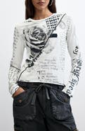Desigual Graphic Long Sleeve T-Shirt