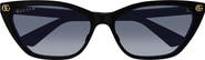 Gucci 58mm Gradient Cat Eye Sunglasses