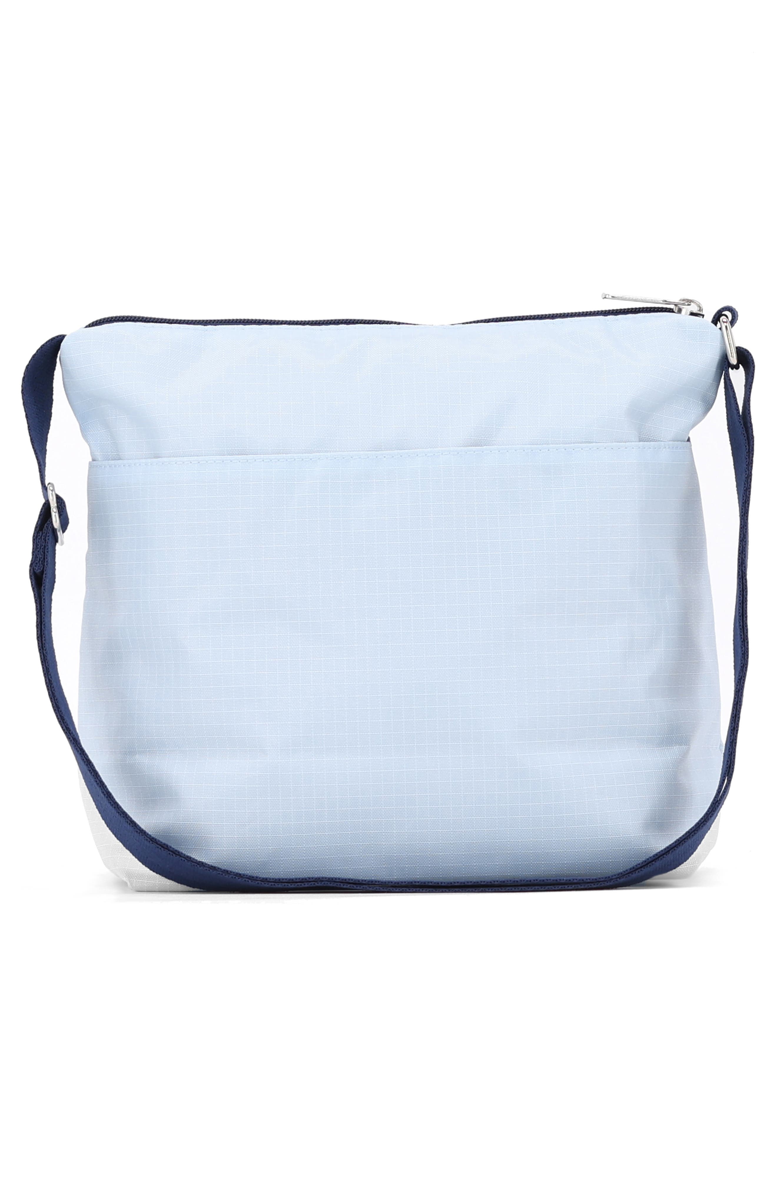 Cleo Small Crossbody Bag, Alternate, color, ICE BLUE/DEEP NAVY