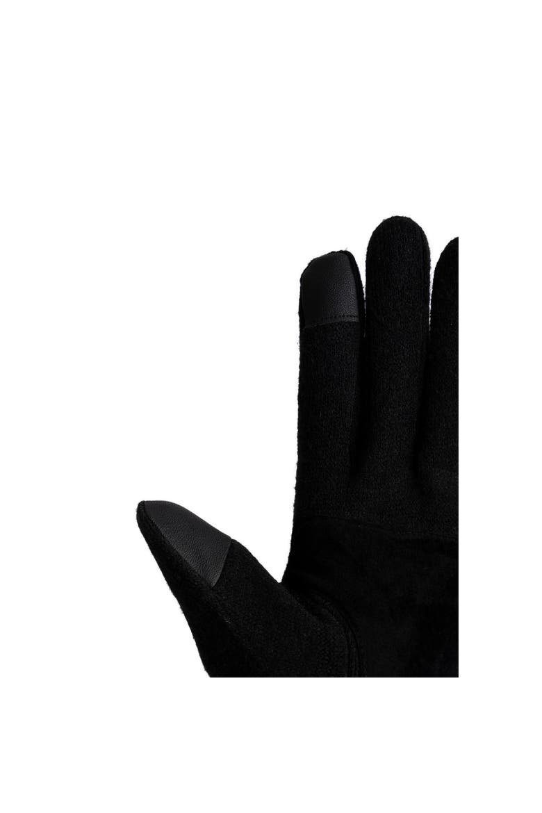 Douglas Leather Ski Gloves, Alternate, color, Black
