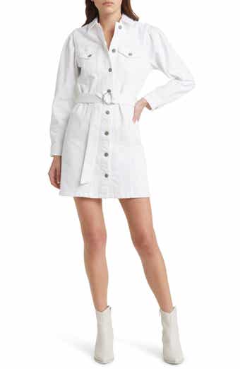Rails The Griffith Belted Long Sleeve Denim Dress