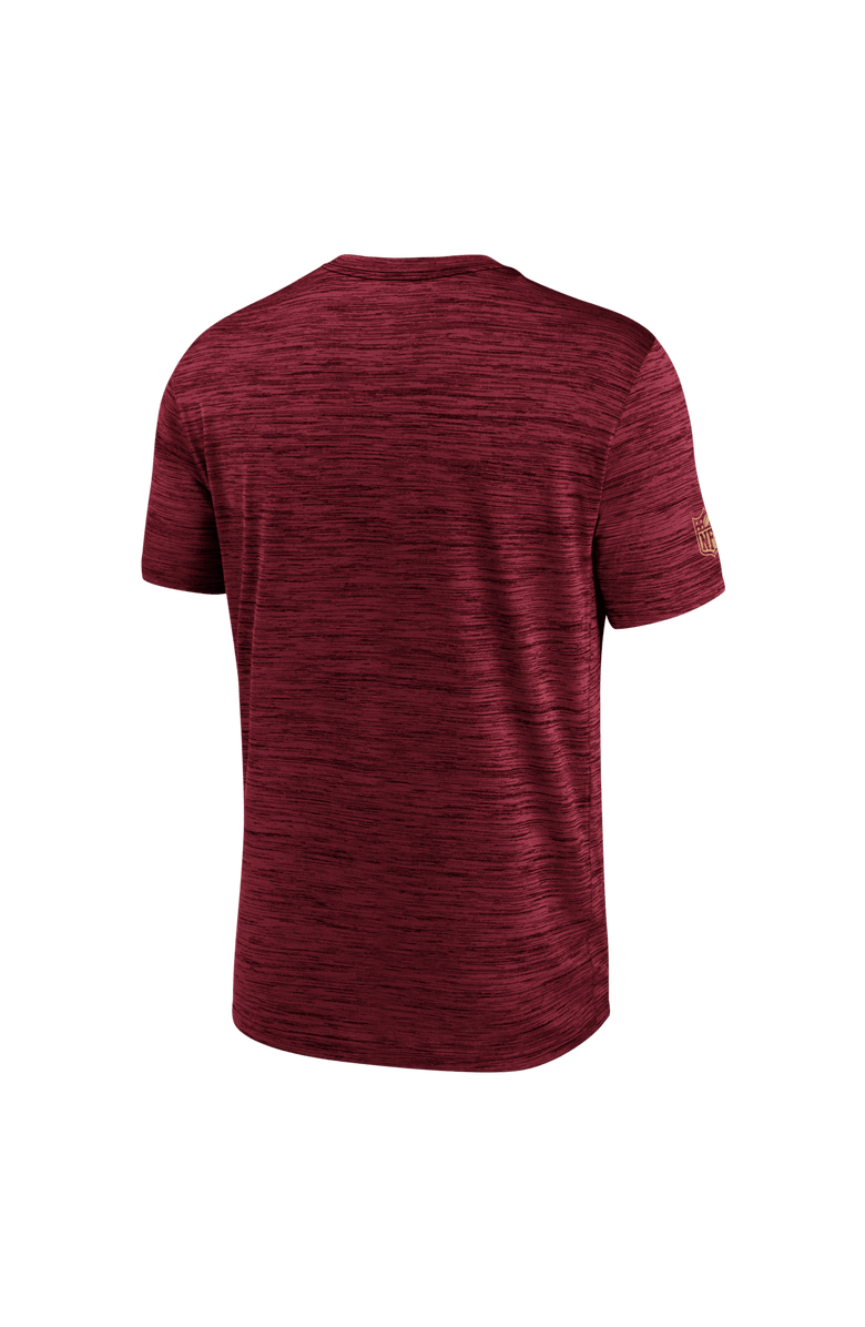 Nike Men's Nike Scarlet San Francisco 49ers Big & Tall Sideline Velocity Performance T-Shirt, Alternate, color, Scarlet