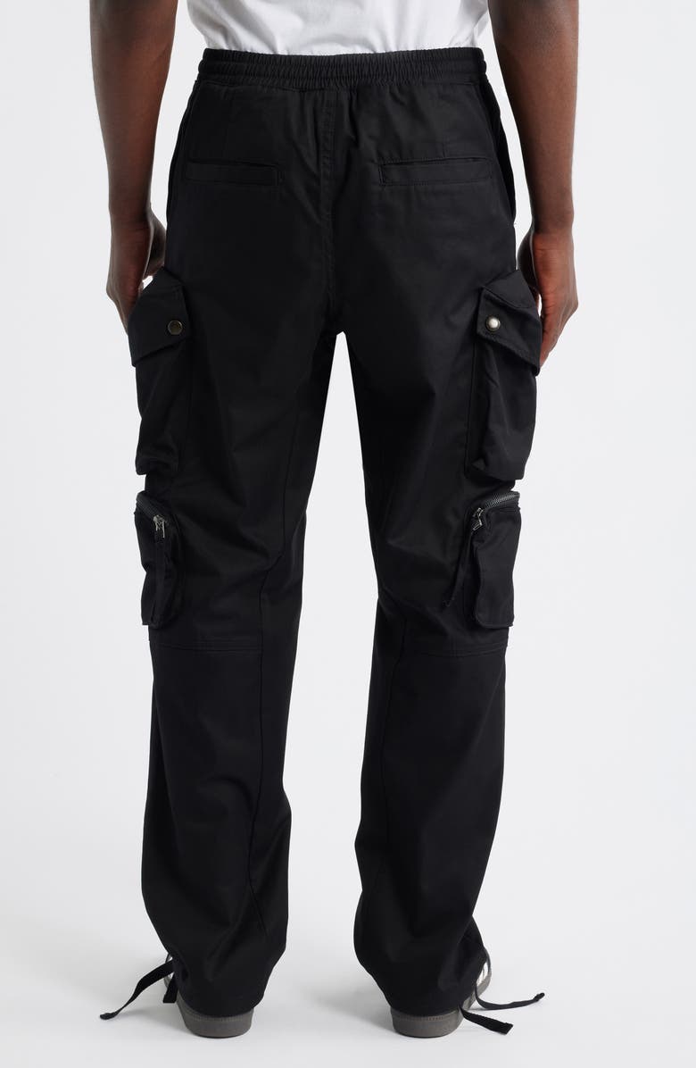 Billionaire Boys Club Barracks Pull-On Twill Cargo Pants, Alternate, color, Black