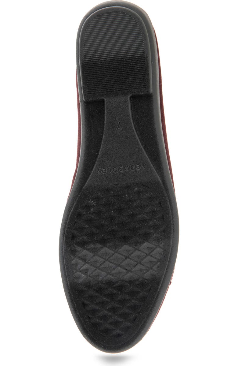 Aerosoles Bentley Ballet Flat, Alternate, color, Fig Faux Suede