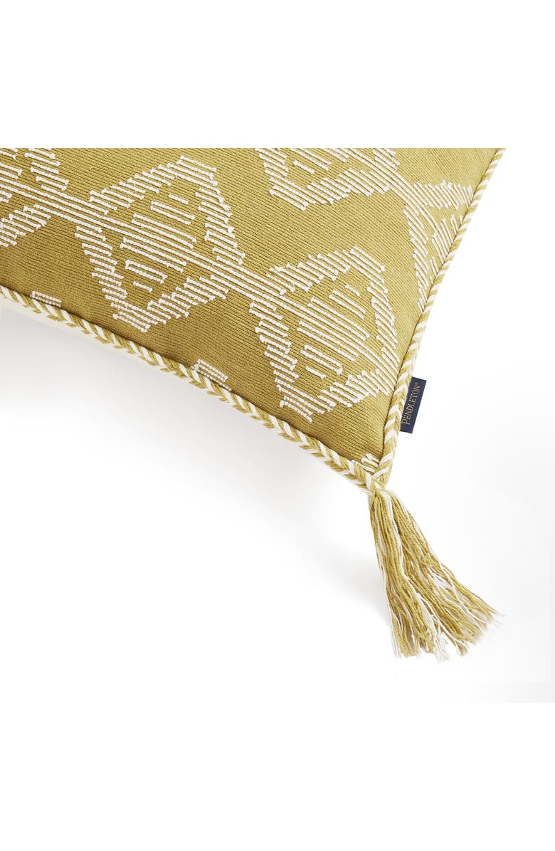 Pendleton Saddle Brook Accent Pillow, Alternate, color, Yellow Ivory
