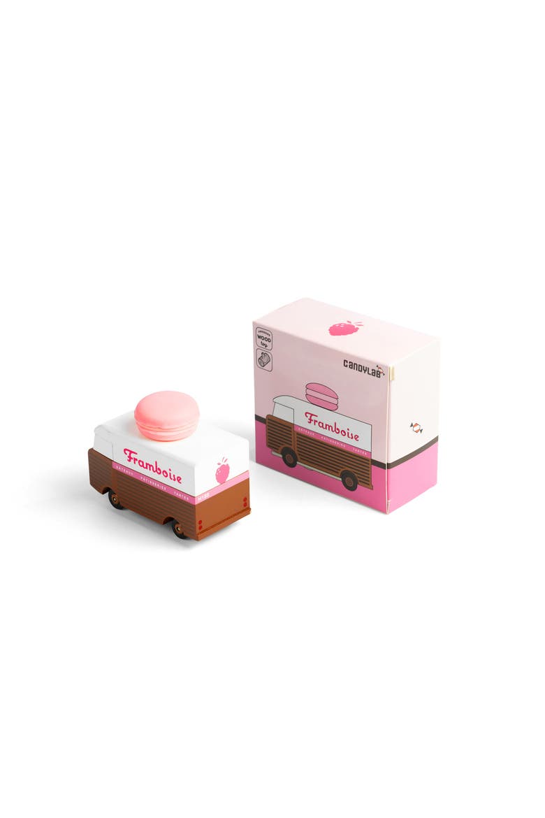 Pink Macaron Van, Alternate, color, Multi