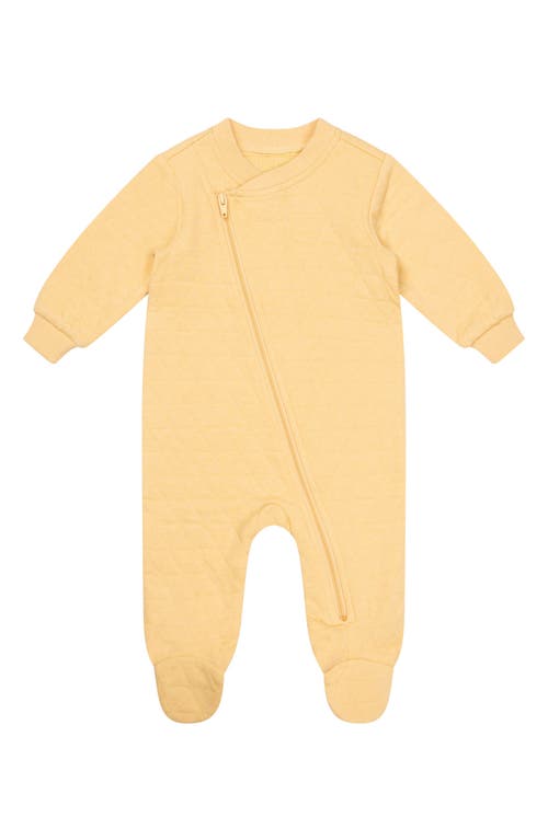Shop Pl Baby By Petit Lem 2-pack Assorted Footies In Yellow Crayons