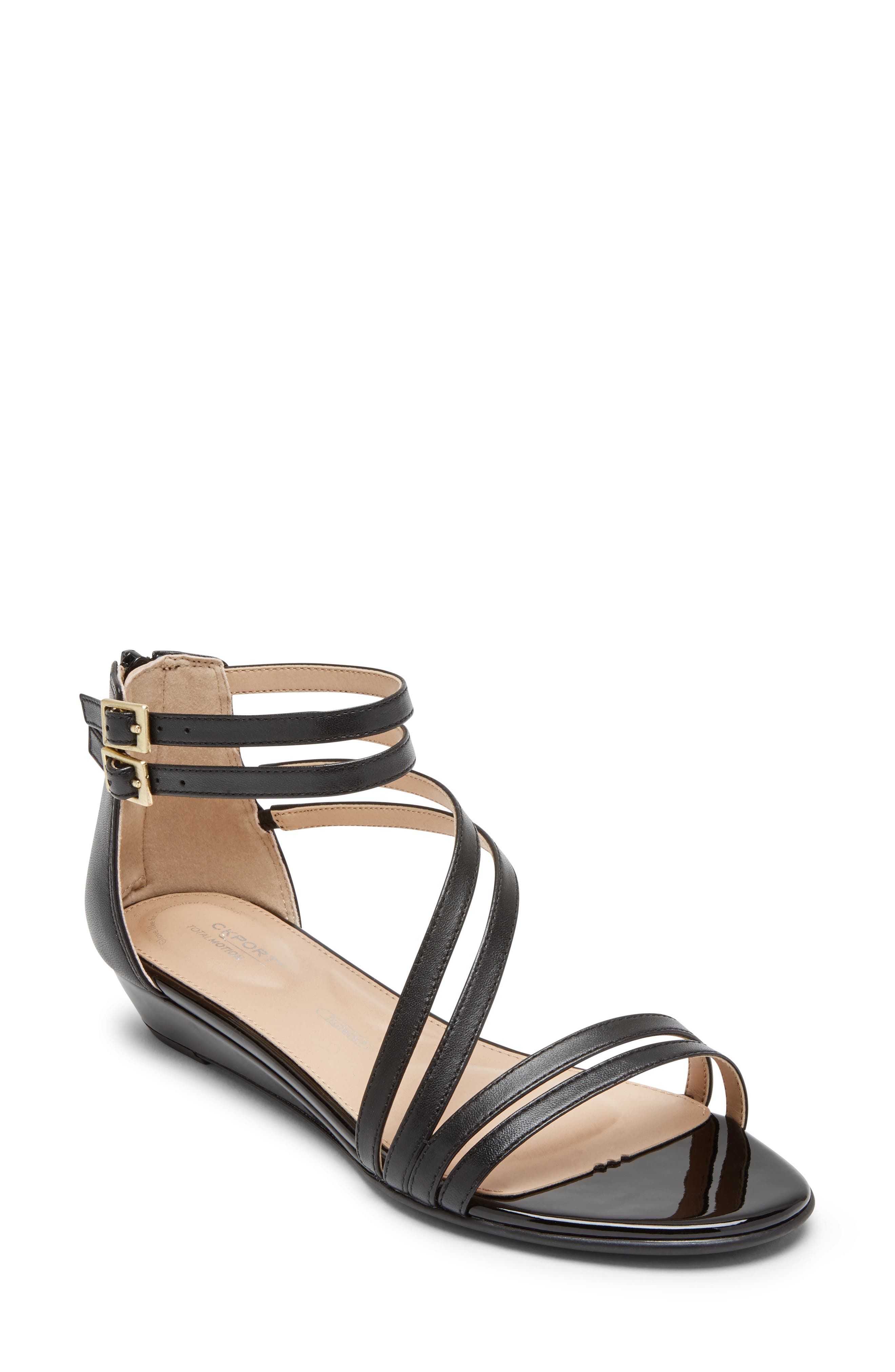 Rockport Total Motion Zandra Wedge Sandal, Main, color, 