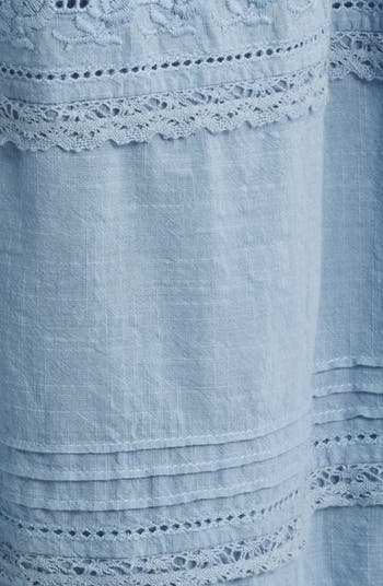 Reverie Embroidered Tiered Cotton Sundress