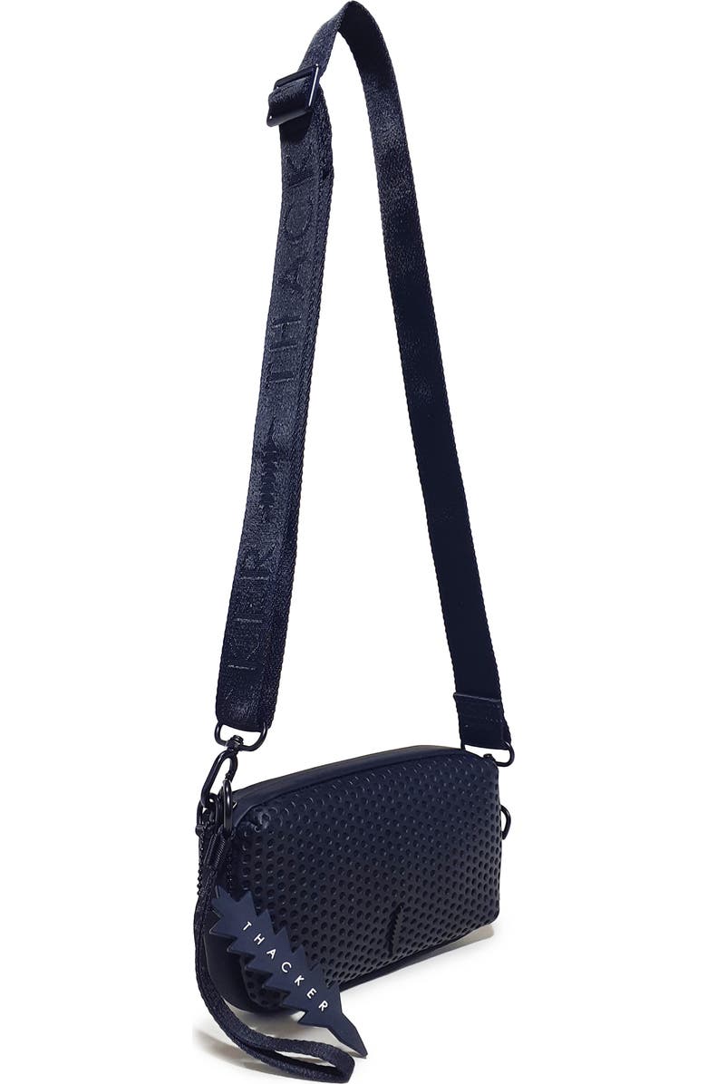 Thacker Ella Phone Zip Crossbody Bag, Alternate, color, Black