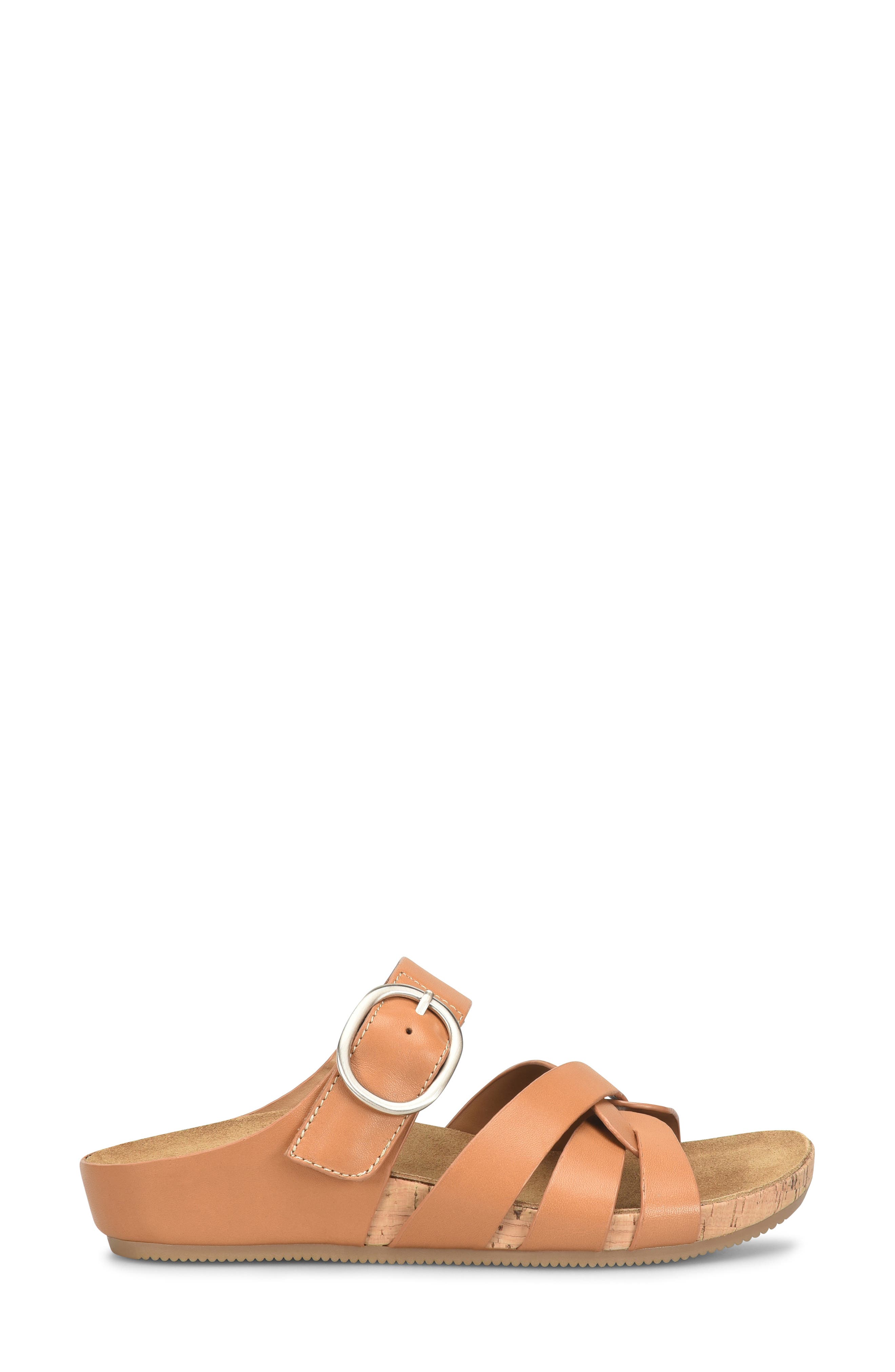 Gianna Platform Wedge Slide Sandal, Alternate, color, LUGGAGE