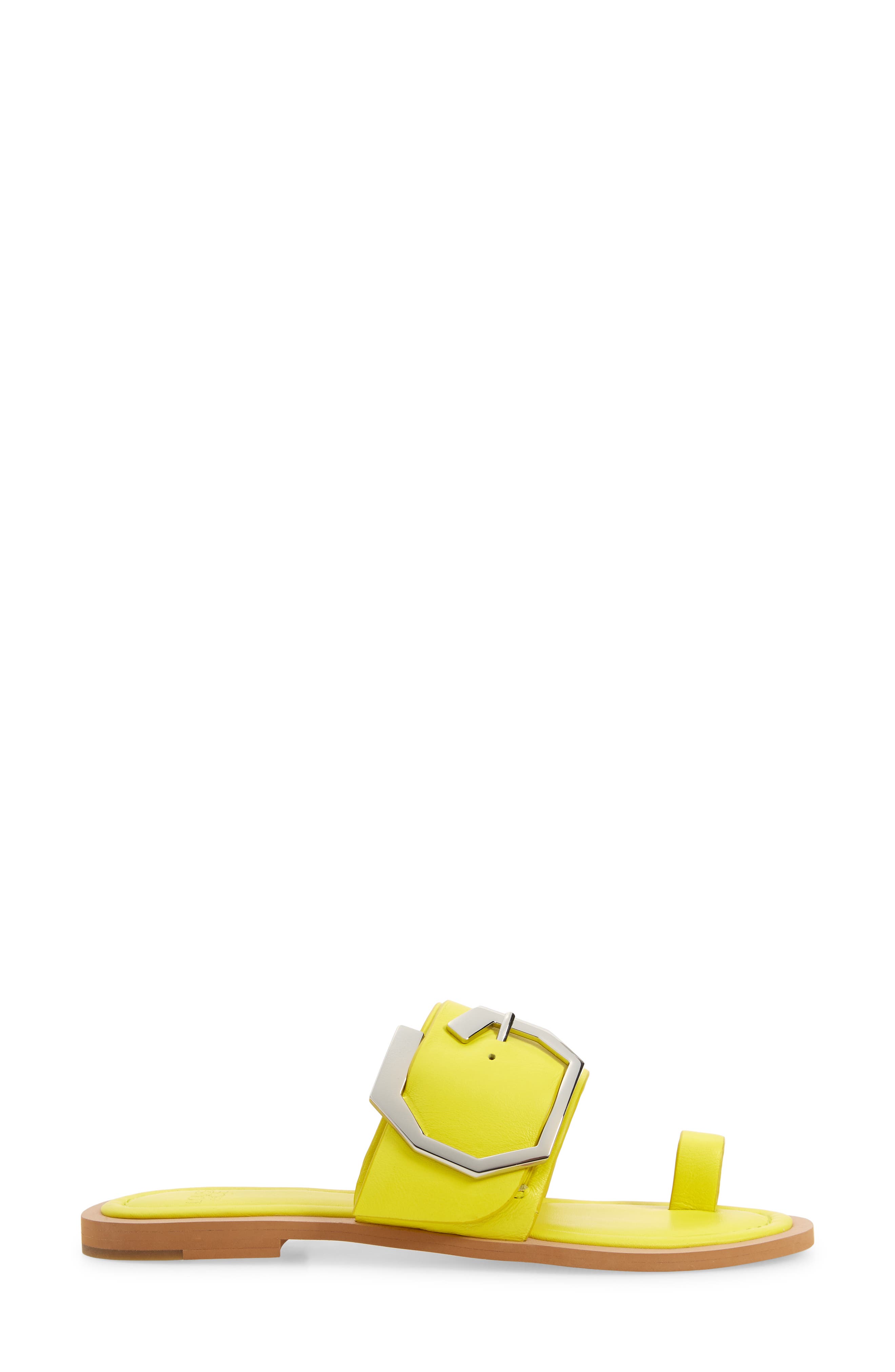 Altan Sandal, Alternate, color, FLUORESCENT YELLOW LEATHER