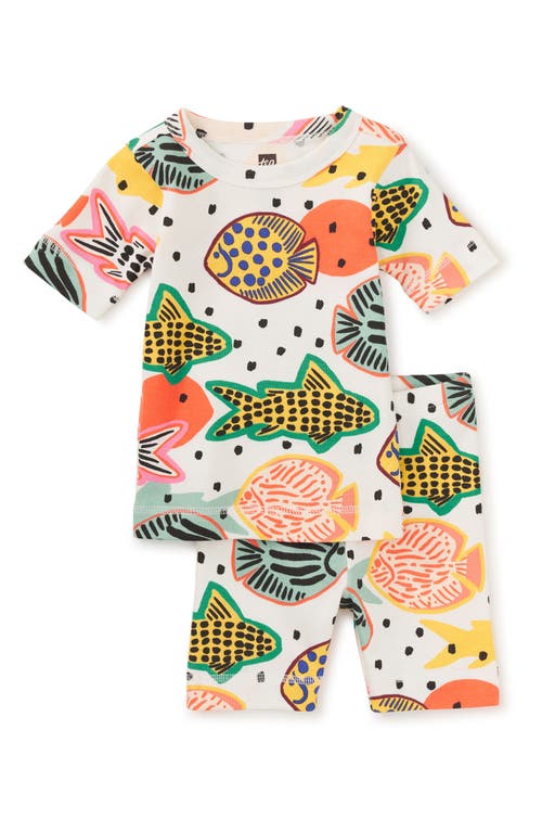 Tea Collection In Your Dreams Pajama Set In Tropical Fish