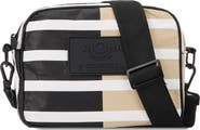 Aloha Collection Sporty Stripe Le Tour Water Resistant Tyvek® Crossbody Bag