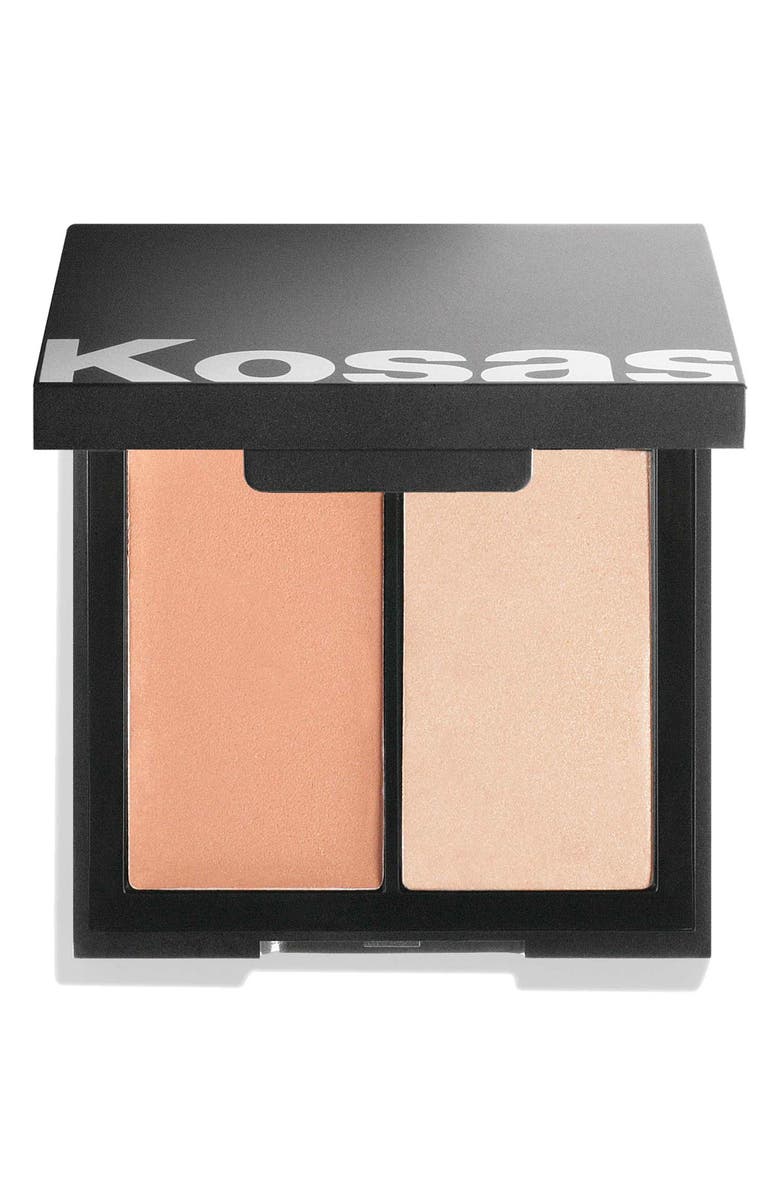 Kosas Color & Light Intensity Cream Blush & Highlighter Palette, Main, color,