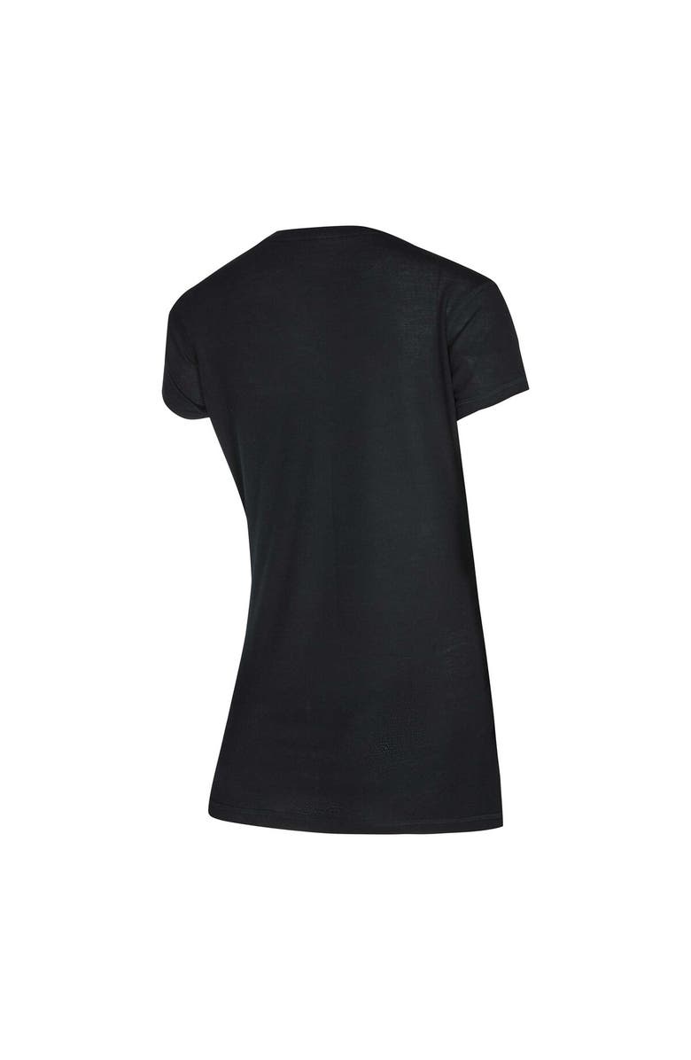 CONCEPTS SPORT Women's Concepts Sport New Orleans Saints Vector T-Shirt & Flannel Pants Sleep Set, Alternate, color, Black